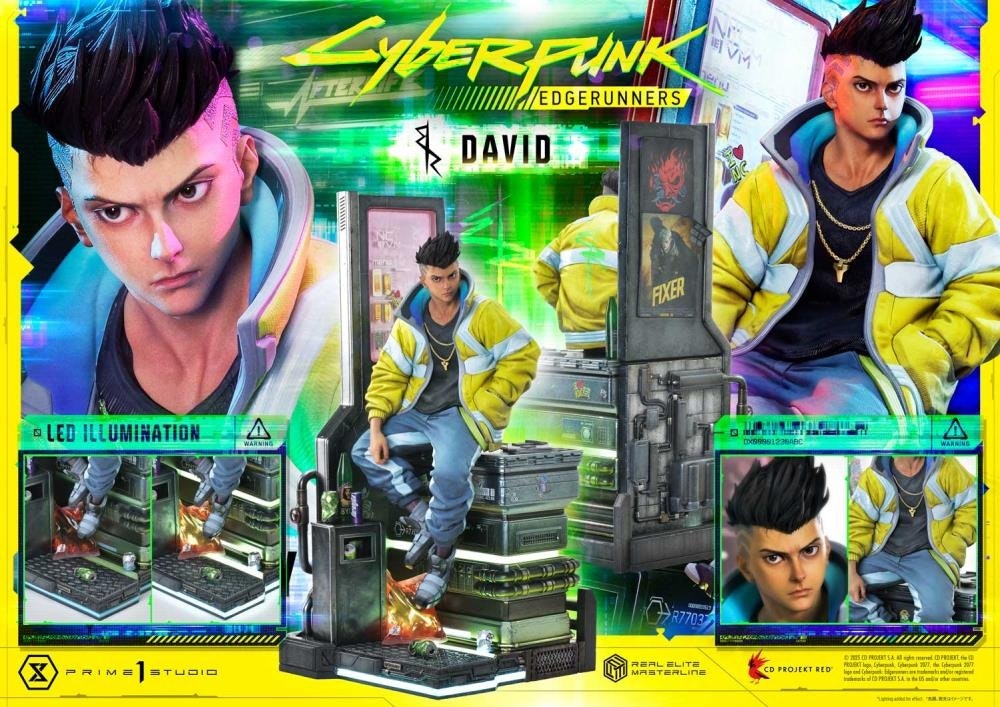 Cyberpunk: Edgerunners Real Elite Masterline David 1/4 Scale Statue