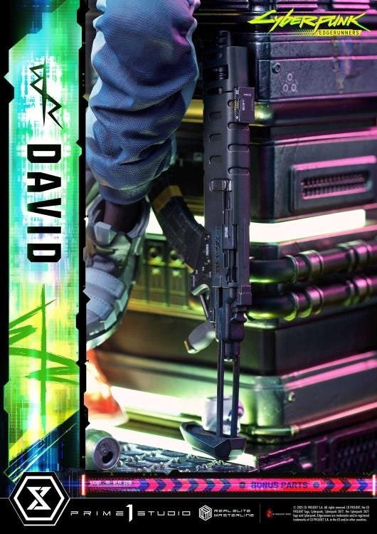 Cyberpunk: Edgerunners Real Elite Masterline David (Deluxe Ver.) 1/4 Scale Statue (With Bonus)