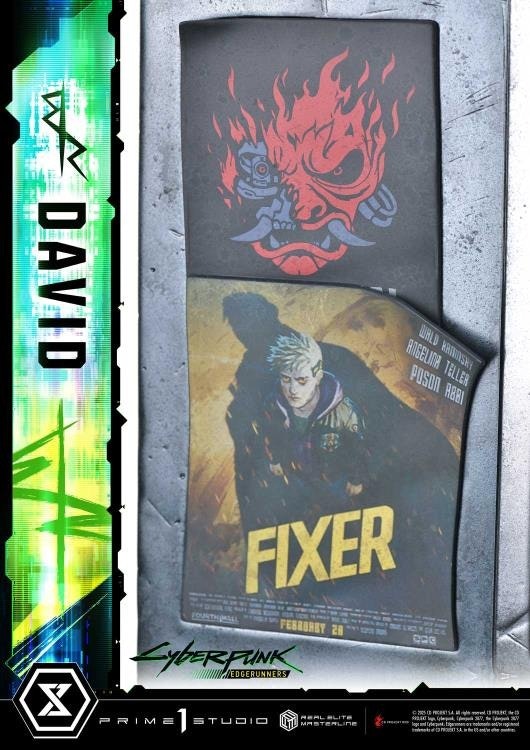 Cyberpunk: Edgerunners Real Elite Masterline David (Deluxe Ver.) 1/4 Scale Statue (With Bonus)
