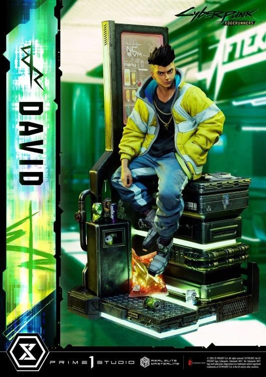 Cyberpunk: Edgerunners Real Elite Masterline David (Deluxe Ver.) 1/4 Scale Statue (With Bonus)