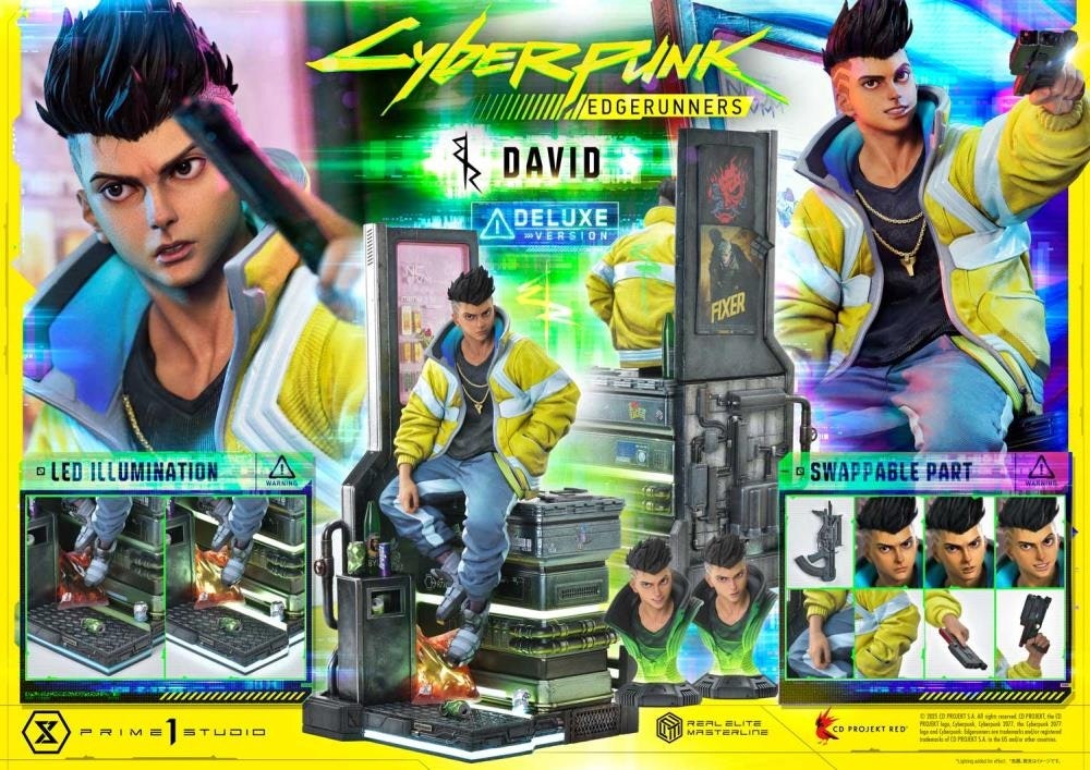 Cyberpunk: Edgerunners Real Elite Masterline David (Deluxe Ver.) 1/4 Scale Statue (With Bonus)