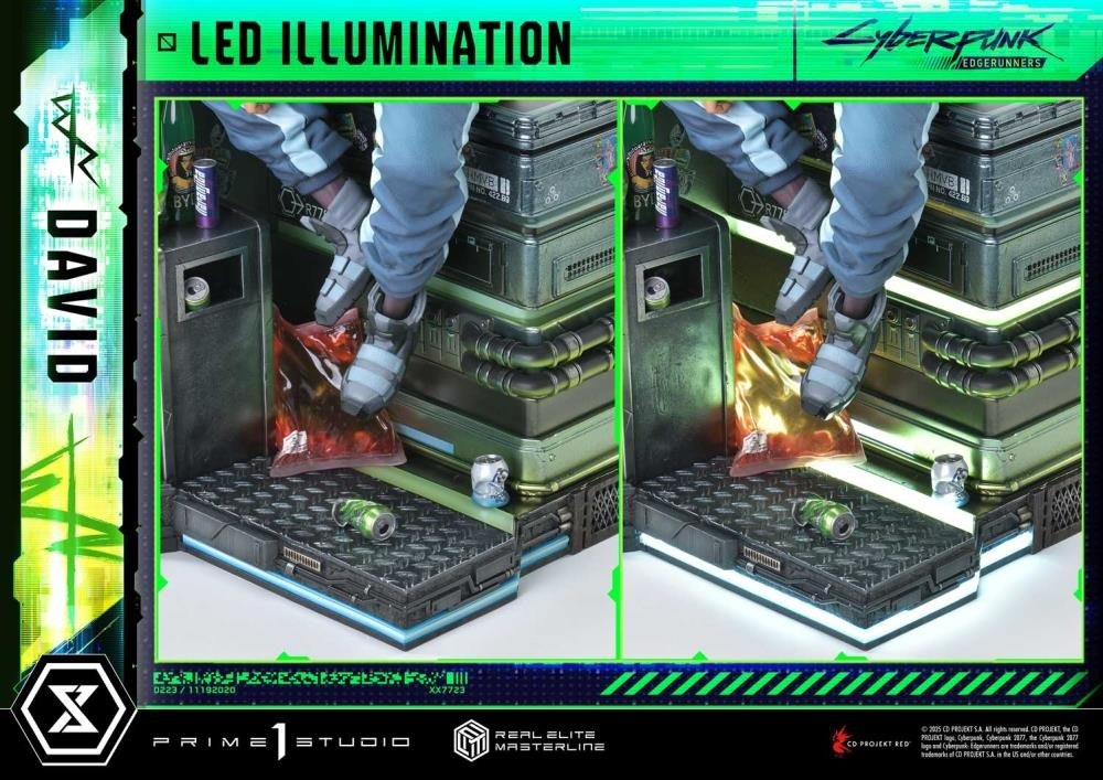 Cyberpunk: Edgerunners Real Elite Masterline David (Deluxe Ver.) 1/4 Scale Statue (With Bonus)