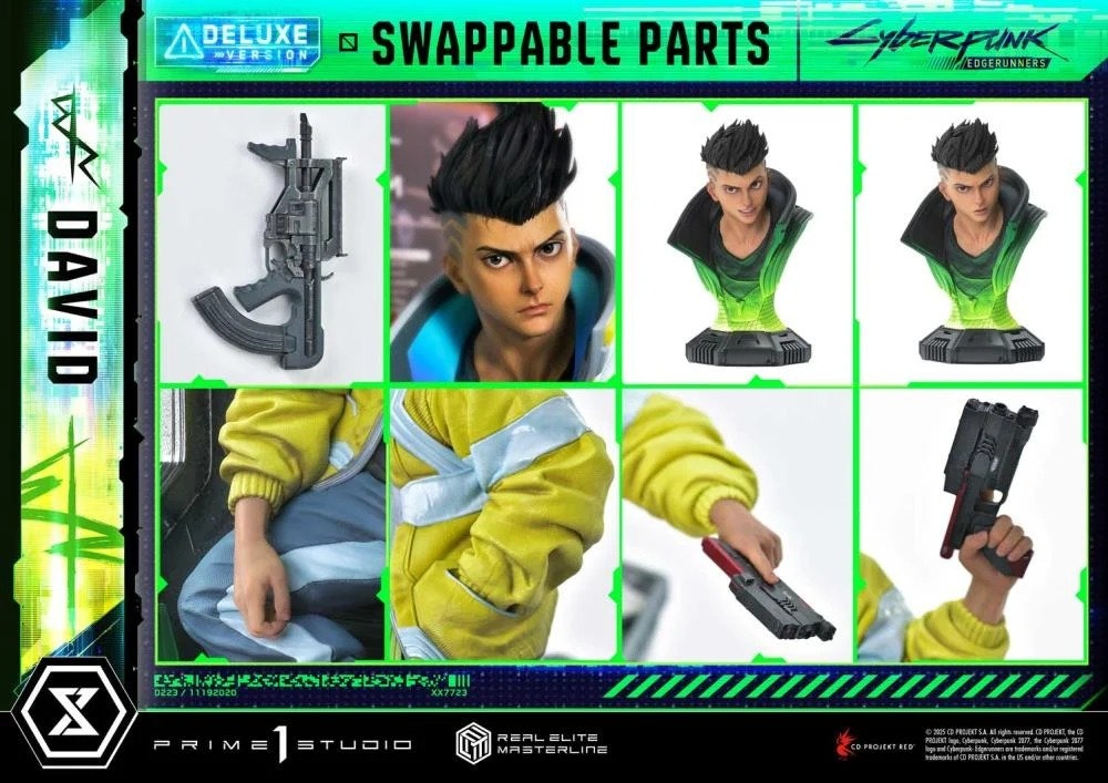 Cyberpunk: Edgerunners Real Elite Masterline David (Deluxe Ver.) 1/4 Scale Statue (With Bonus)