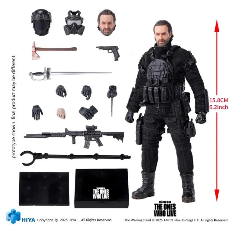 The Walking Dead: The Ones Who Lived Exquisite Super Series Rick Grimes 1/12 Scale PX Previews Exclusive Action Figure