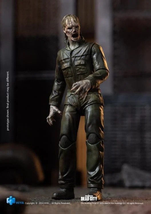 The Walking Dead: Daryl Dixon Exquisite Mini Series Dark Eyes Walker 1/18 Scale PX Previews Exclusive Action Figure