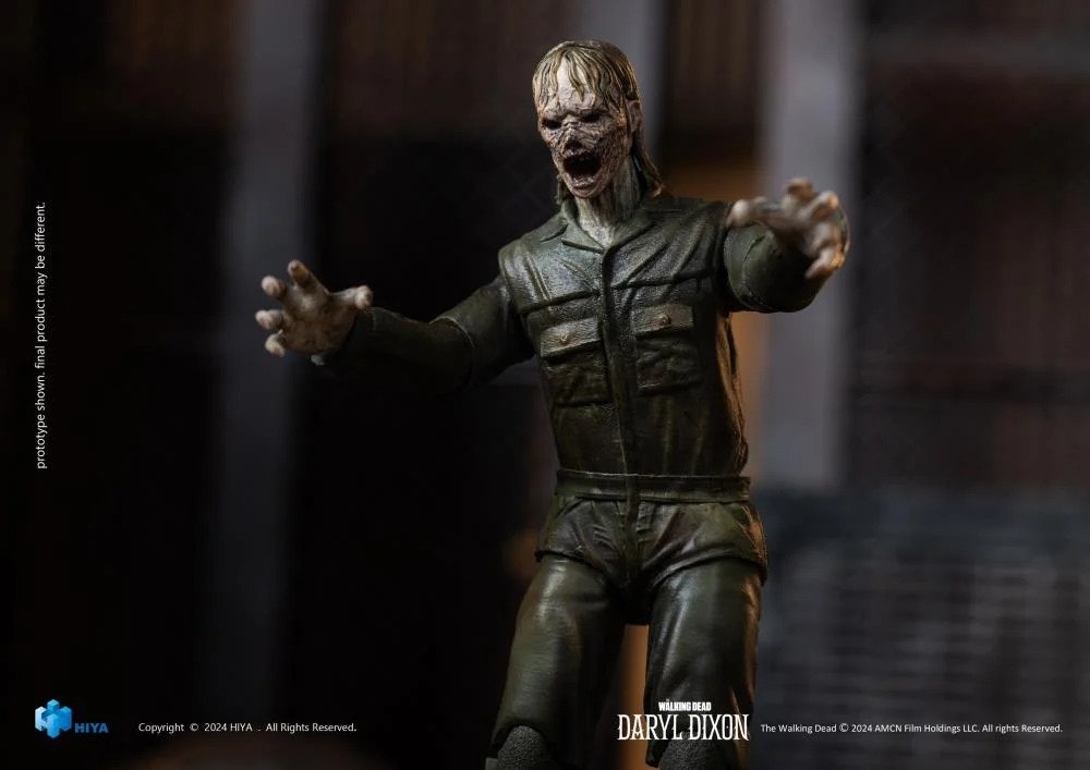 The Walking Dead: Daryl Dixon Exquisite Mini Series Dark Eyes Walker 1/18 Scale PX Previews Exclusive Action Figure