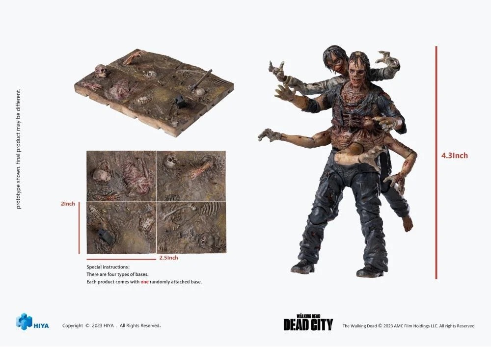 The Walking Dead: Dead City Walker King 1/18 Scale PX Previews Exclusive Action Figure