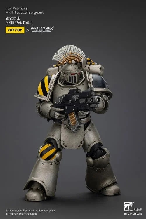 Warhammer: The Horus Heresy Iron Warriors MKIII Tactical Sergeant 1/18 Scale Action Figure