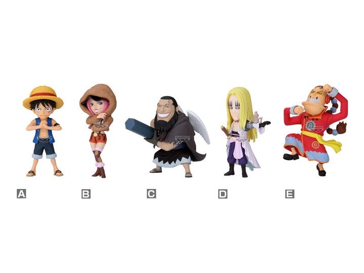 One Piece World Collectable Figure Pacifista Sabaody Island the Worst Generation Set of 5 Figures