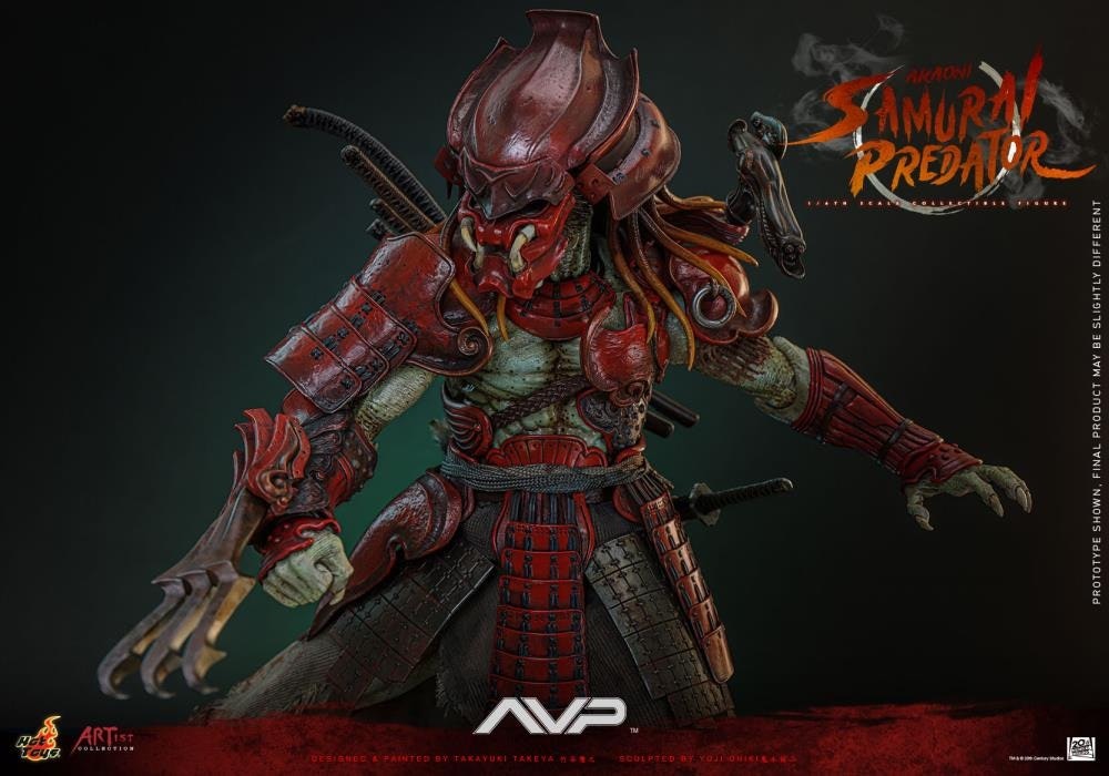 Alien vs. Predator AC06 Akaoni Samurai Predator 1/6th Scale Collectible Figure