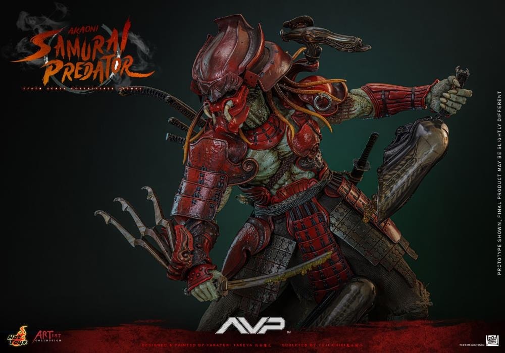Alien vs. Predator AC06 Akaoni Samurai Predator 1/6th Scale Collectible Figure