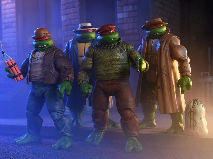 Teenage Mutant Ninja Turtles Gangster Turtles (Mirage Comics) Action Figure 4-Pack