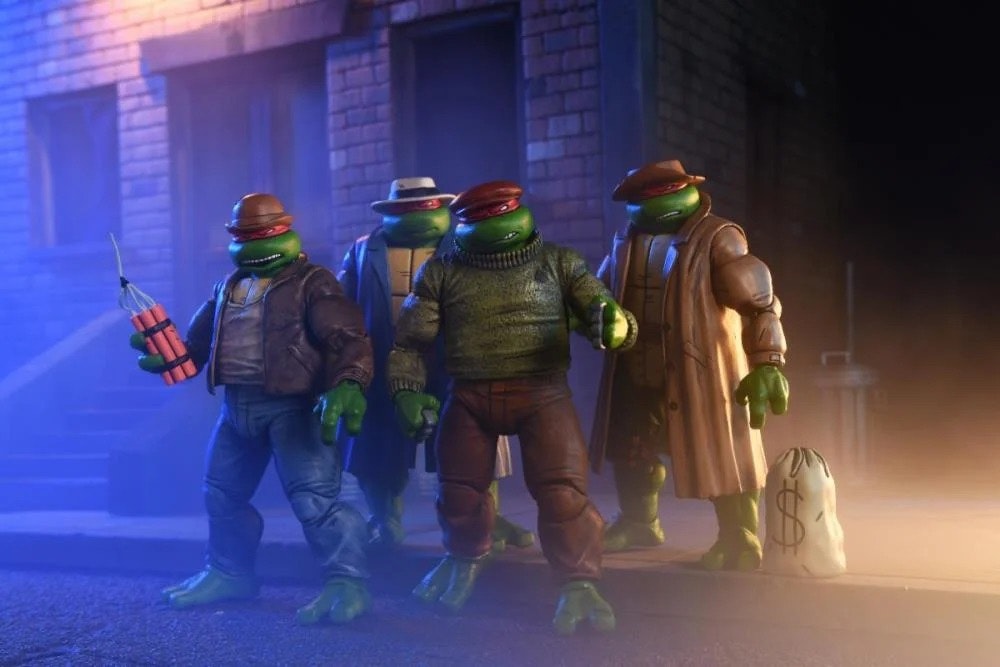 Teenage Mutant Ninja Turtles Gangster Turtles (Mirage Comics) Action Figure 4-Pack