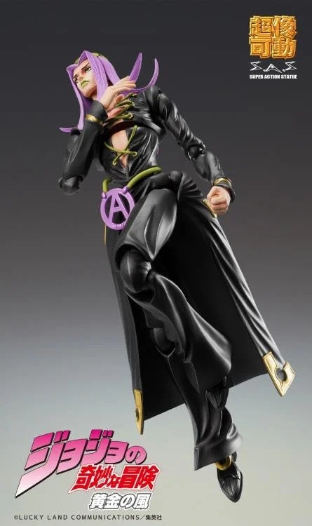 JoJo's Bizarre Adventure: Golden Wind Super Action Statue Leone Abbacchio (Black Ver.)