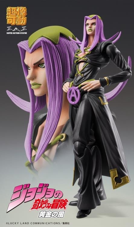 JoJo's Bizarre Adventure: Golden Wind Super Action Statue Leone Abbacchio (Black Ver.)
