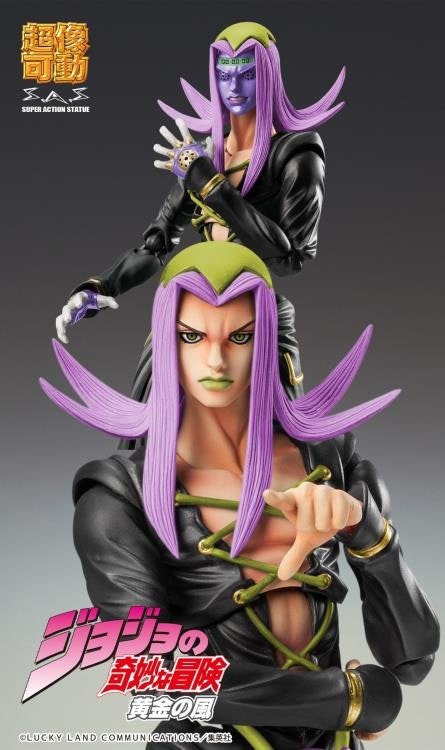 JoJo's Bizarre Adventure: Golden Wind Super Action Statue Leone Abbacchio (Black Ver.)