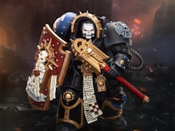 Warhammer 40K Ultramarines Chaplain in Terminator Armor 1/18 Scale Action Figure