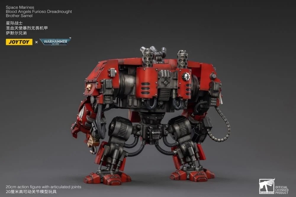 Warhammer 40K Blood Angels Furioso Brother Samel Dreadnought 1/18 Scale Figure
