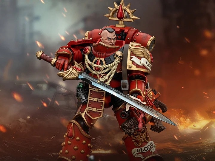 Warhammer: The Horus Heresy Blood Angels Raldoron, First Captain of the Blood Angels 1/18 Scale Action Figure