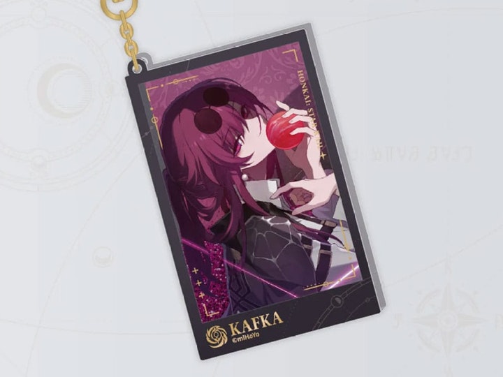 Honkai: Star Rail Countdown Departure Series Acrylic Keychain Kafka Glitter