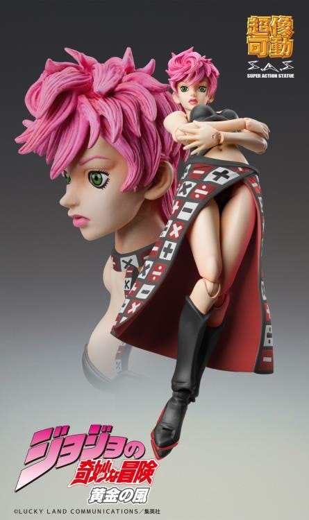 JoJo's Bizarre Adventure: Golden Wind Super Action Statue Trish Una (Black Ver.) Action Figure