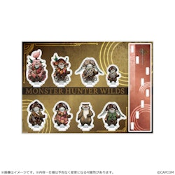 Monster Hunter Wilds Acrylic Stand Plumpeach Set