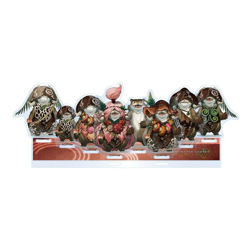 Monster Hunter Wilds Acrylic Stand Plumpeach Set