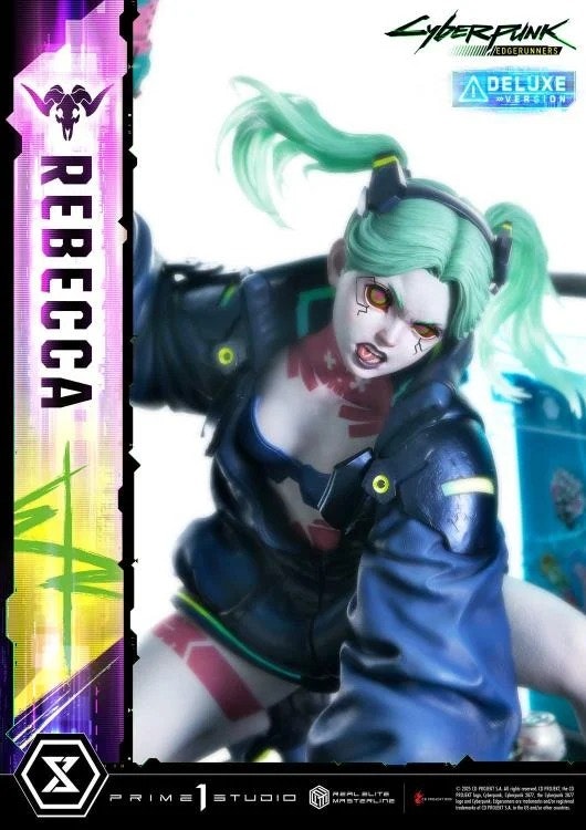 Cyberpunk: Edgerunners Real Elite Masterline Rebecca (Deluxe Ver.) 1/4 Scale Statue
