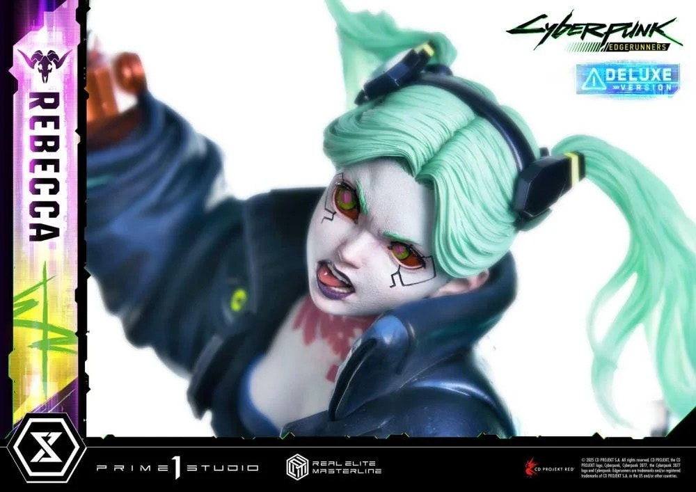 Cyberpunk: Edgerunners Real Elite Masterline Rebecca (Deluxe Ver.) 1/4 Scale Statue