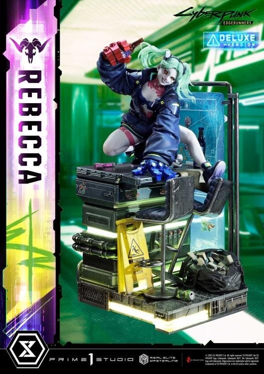 Cyberpunk: Edgerunners Real Elite Masterline Rebecca (Deluxe Ver.) 1/4 Scale Statue