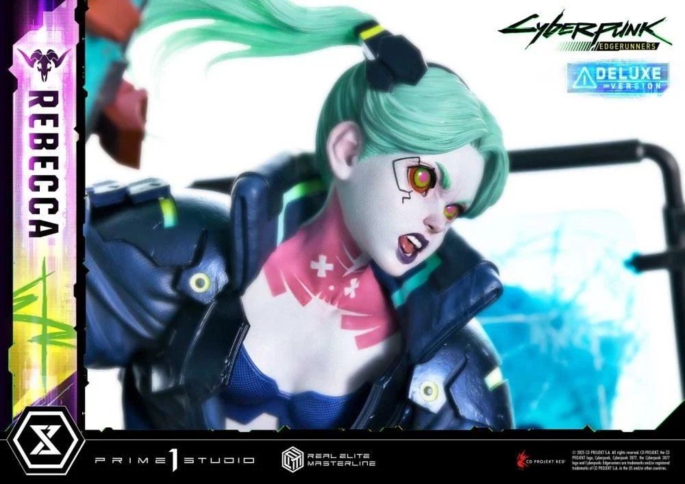 Cyberpunk: Edgerunners Real Elite Masterline Rebecca (Deluxe Ver.) 1/4 Scale Statue