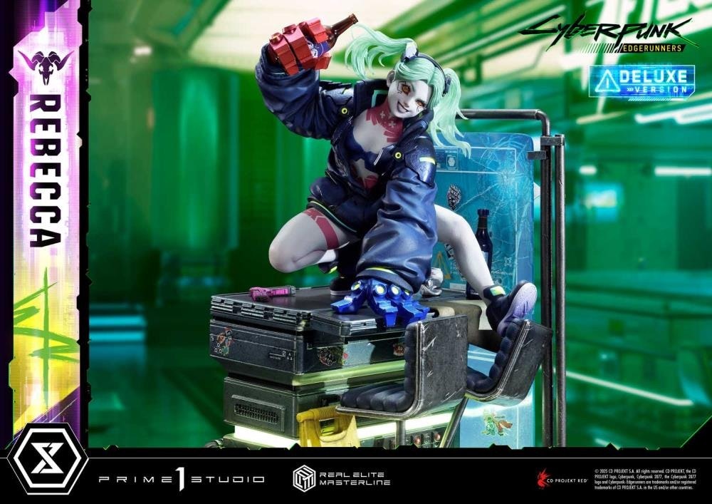 Cyberpunk: Edgerunners Real Elite Masterline Rebecca (Deluxe Ver.) 1/4 Scale Statue