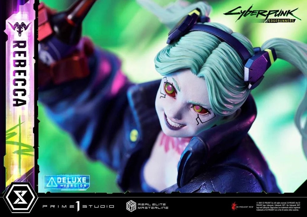 Cyberpunk: Edgerunners Real Elite Masterline Rebecca (Deluxe Ver.) 1/4 Scale Statue