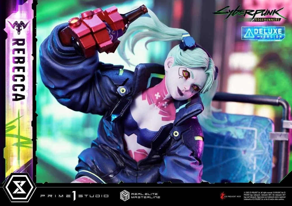 Cyberpunk: Edgerunners Real Elite Masterline Rebecca (Deluxe Ver.) 1/4 Scale Statue