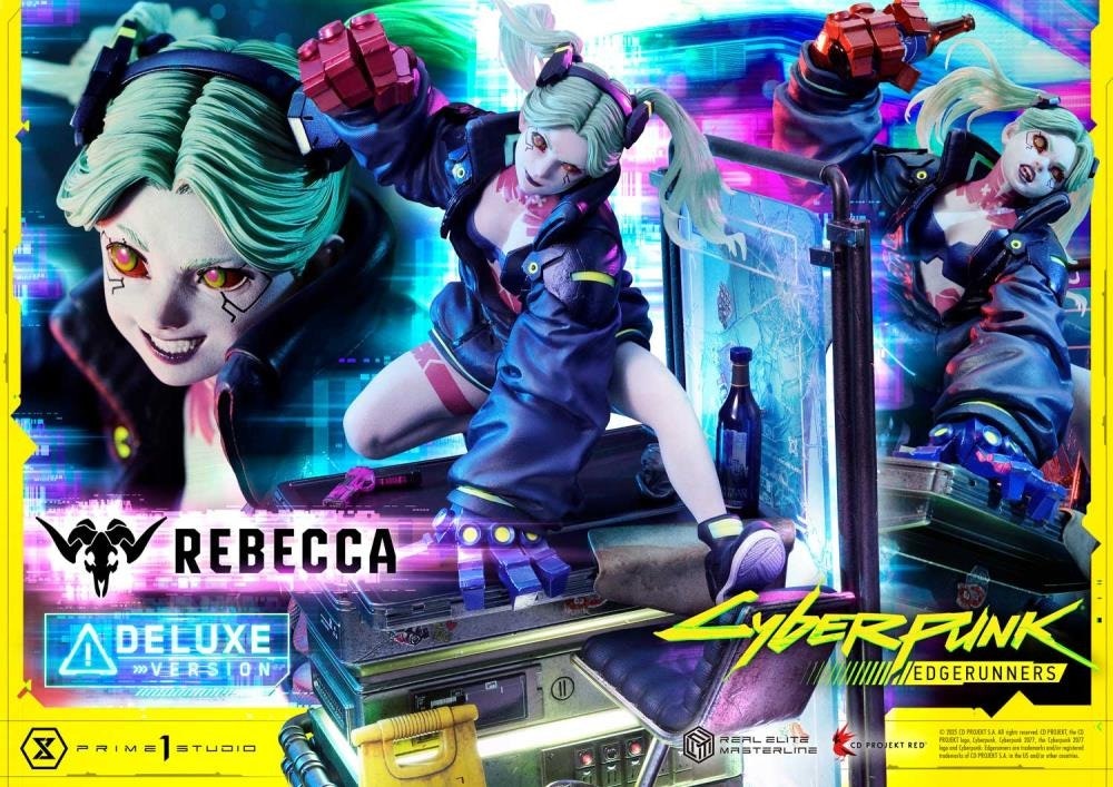 Cyberpunk: Edgerunners Real Elite Masterline Rebecca (Deluxe Ver.) 1/4 Scale Statue
