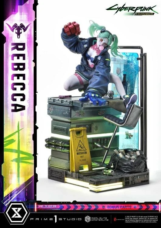 Cyberpunk: Edgerunners Real Elite Masterline Rebecca (Deluxe Ver.) 1/4 Scale Limited Edition Statue (With Bonus)