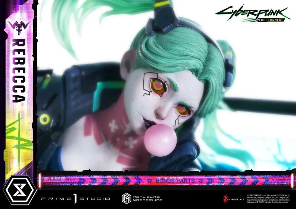 Cyberpunk: Edgerunners Real Elite Masterline Rebecca (Deluxe Ver.) 1/4 Scale Limited Edition Statue (With Bonus)