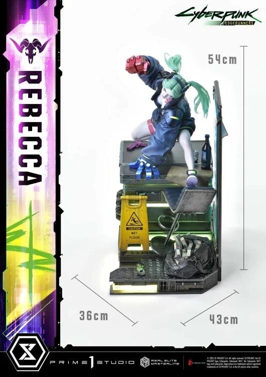 Cyberpunk: Edgerunners Real Elite Masterline Rebecca (Deluxe Ver.) 1/4 Scale Limited Edition Statue (With Bonus)