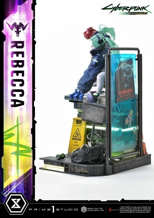 Cyberpunk: Edgerunners Real Elite Masterline Rebecca (Deluxe Ver.) 1/4 Scale Limited Edition Statue (With Bonus)