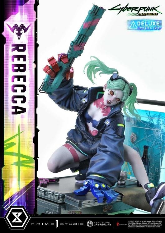 Cyberpunk: Edgerunners Real Elite Masterline Rebecca (Deluxe Ver.) 1/4 Scale Limited Edition Statue (With Bonus)