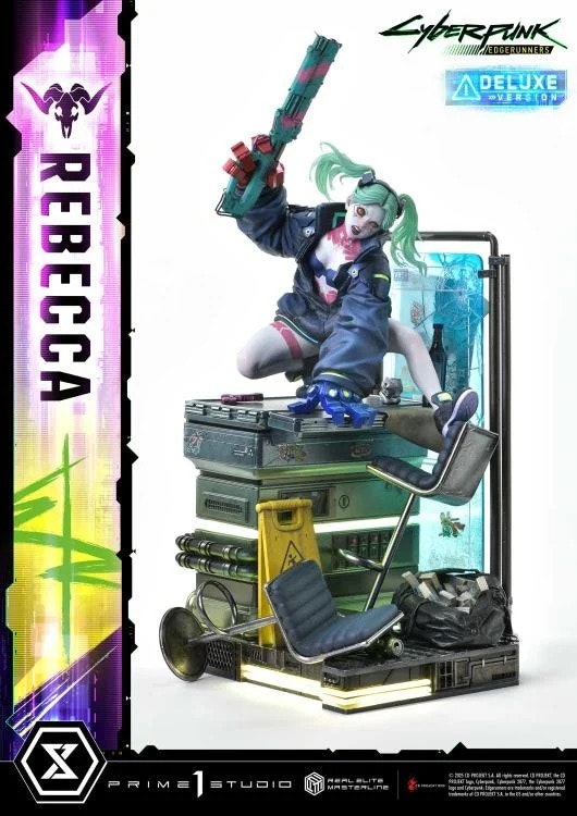 Cyberpunk: Edgerunners Real Elite Masterline Rebecca (Deluxe Ver.) 1/4 Scale Limited Edition Statue (With Bonus)