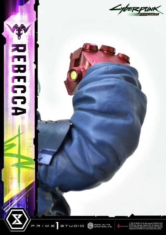 Cyberpunk: Edgerunners Real Elite Masterline Rebecca (Deluxe Ver.) 1/4 Scale Limited Edition Statue (With Bonus)