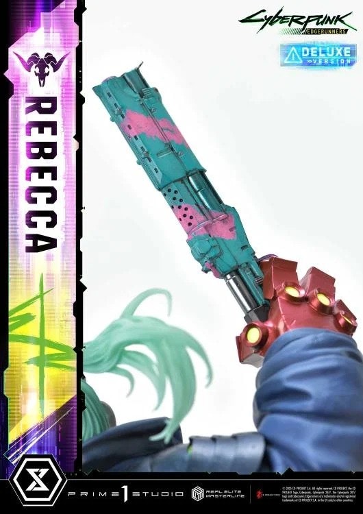 Cyberpunk: Edgerunners Real Elite Masterline Rebecca (Deluxe Ver.) 1/4 Scale Limited Edition Statue (With Bonus)
