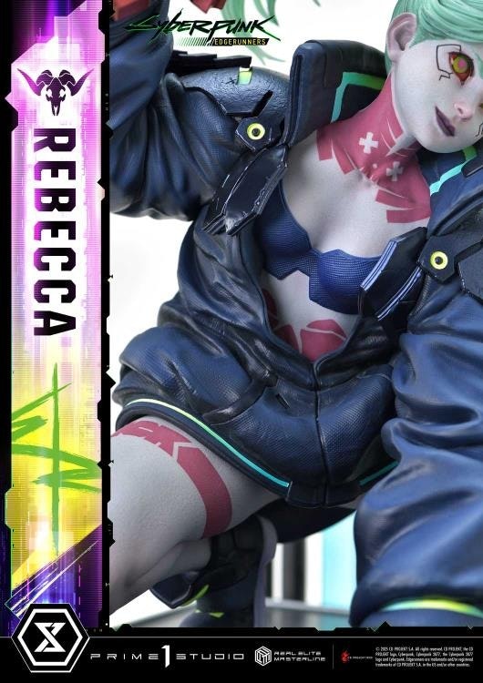 Cyberpunk: Edgerunners Real Elite Masterline Rebecca (Deluxe Ver.) 1/4 Scale Limited Edition Statue (With Bonus)