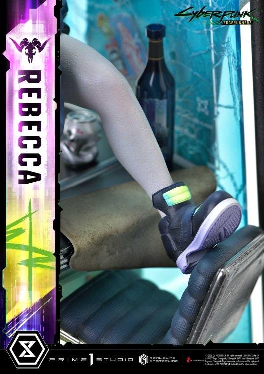 Cyberpunk: Edgerunners Real Elite Masterline Rebecca (Deluxe Ver.) 1/4 Scale Limited Edition Statue (With Bonus)
