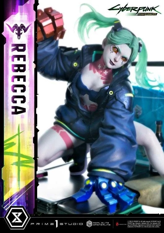 Cyberpunk: Edgerunners Real Elite Masterline Rebecca (Deluxe Ver.) 1/4 Scale Limited Edition Statue (With Bonus)