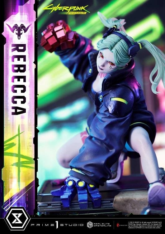 Cyberpunk: Edgerunners Real Elite Masterline Rebecca (Deluxe Ver.) 1/4 Scale Limited Edition Statue (With Bonus)