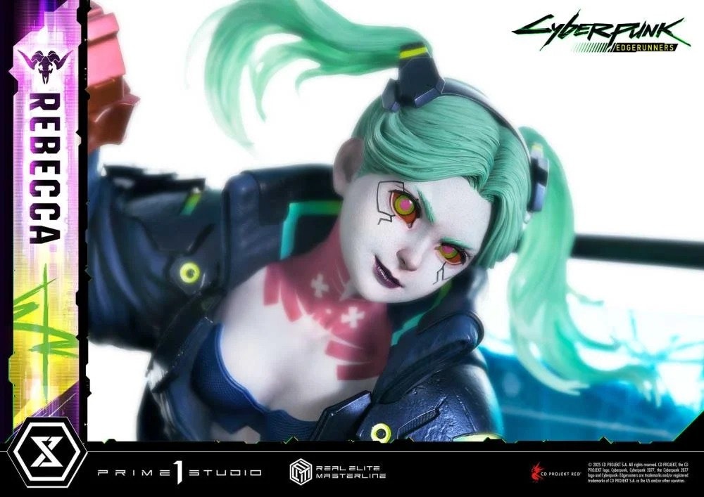 Cyberpunk: Edgerunners Real Elite Masterline Rebecca (Deluxe Ver.) 1/4 Scale Limited Edition Statue (With Bonus)
