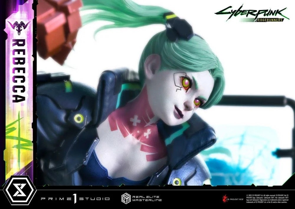 Cyberpunk: Edgerunners Real Elite Masterline Rebecca (Deluxe Ver.) 1/4 Scale Limited Edition Statue (With Bonus)