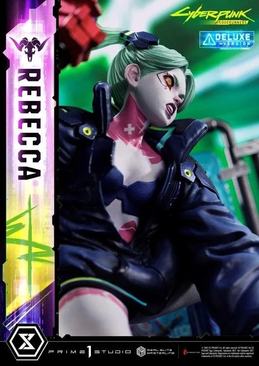 Cyberpunk: Edgerunners Real Elite Masterline Rebecca (Deluxe Ver.) 1/4 Scale Limited Edition Statue (With Bonus)